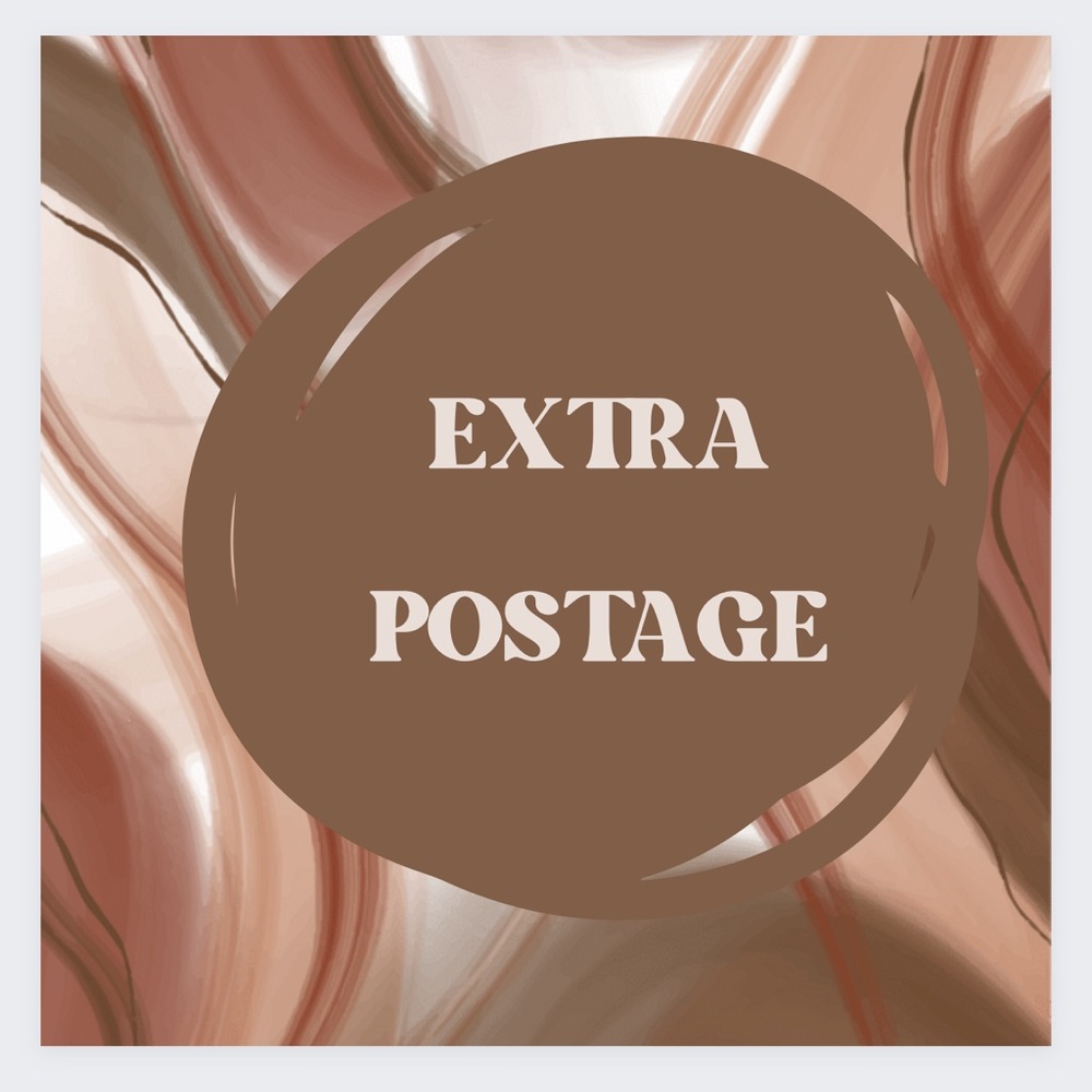 Extra shipping postage